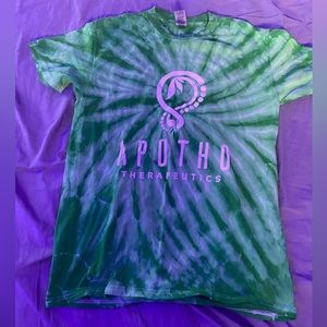 green and white tie-dye!